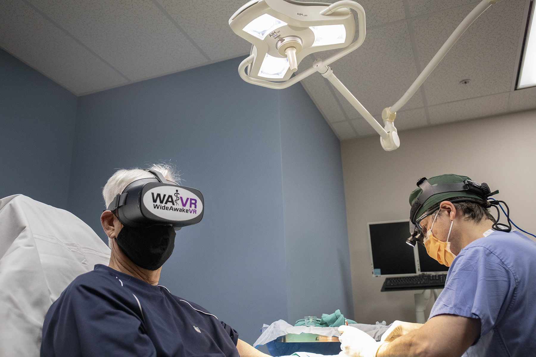 MSU research finds use of VR during wide-awake surgery helps ease anxiety