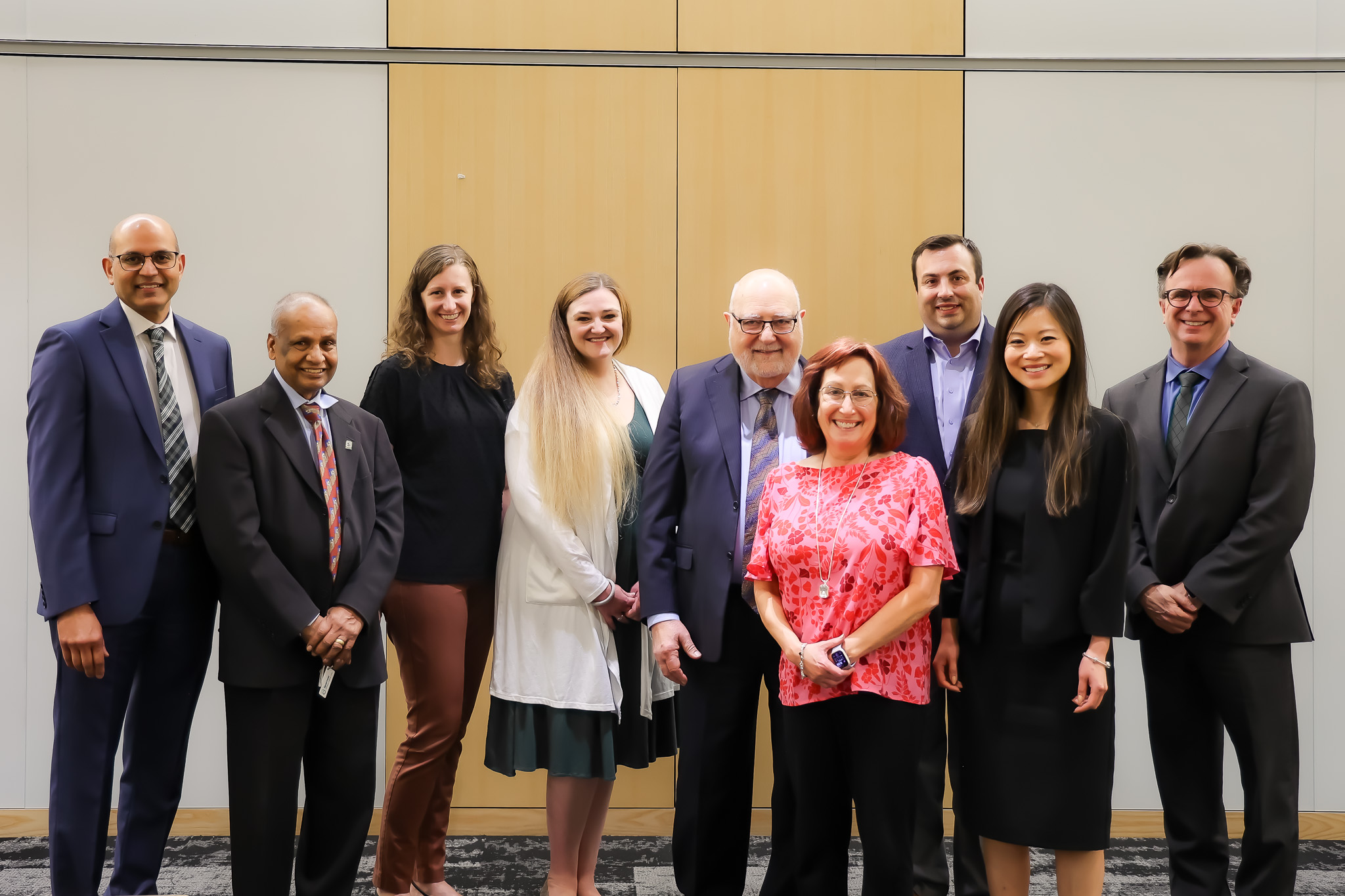 group photo of msu dept of surgery faculty with dr. pellegrini